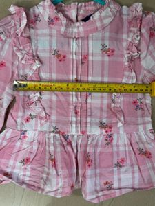 Cute Pink Floral Top