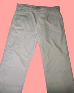 Casual Beige Pants For Men