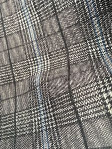 Plaid High-Waisted Pants