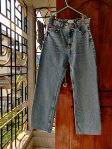 Pull&amp;Bear Straight Jeans (Rugged Pattern)