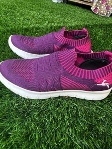 Stylish Purple Slip-On Shoes
