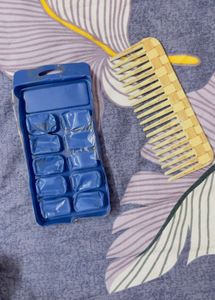 Nail Tips &amp; Comb Set 100 Pc