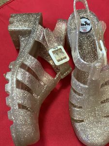 Glitter Jelly Shoes Uk 7
