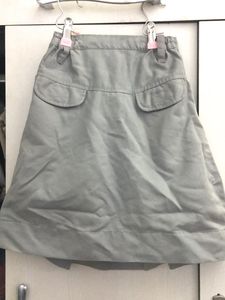 Cargo Mini Skirt - Gray