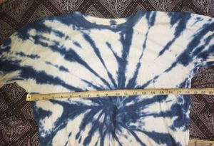 Blue Tie-Dye Spiral Tee