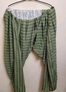 Light Green Half Sleeve Patiyala