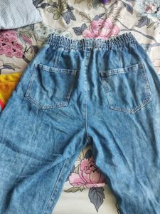Denim Jogger Pants
