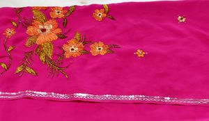 💖😍Beautiful Pink Saree 😍💖