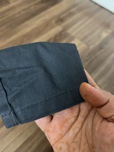 UCB FLAT FRONT PANT-grey