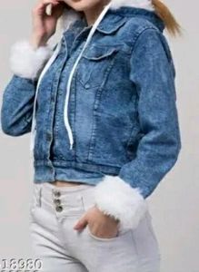 Denim Jacket, 18 In Long,
