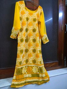 Chikankari Kurti With Dupatta  .Orignal Lucknowi