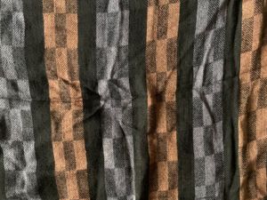 Unisex Color Blocked Pattern Stole