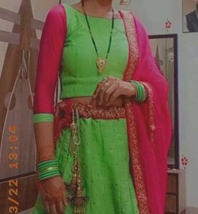 Raw Silk Lehnga