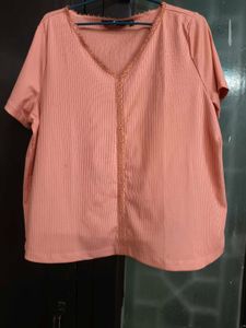 Fig Brand Ladies Smart Top In Xl Size With Lace