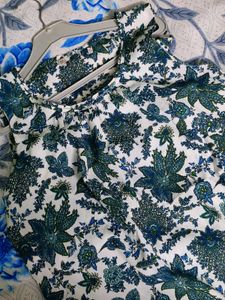 Florecent Print Halter Top