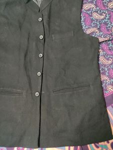 Black Nehru Jacket For Mens (44&#39; -)