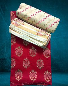 Block Print Cotton Dress Material