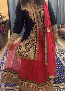 Light WeighCocktail Party Kurti Lehenga Dupatta Se