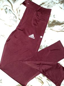 Pant Model Lower maroon color Adidas