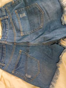 Rugged Denim Shorts