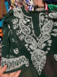 Green Chicken Kari Kurti