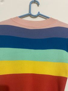 Tricolour Crop Top