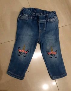 Cute Unicorn Toddler Jeans