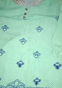 Fluorescent Green Colour Top