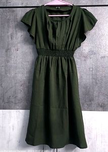 Olive Green Dress