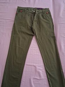 Olive Green Utility Pants