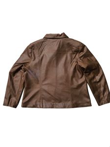 Stylish Mens Snake Skin Print Faux Leather Jacket