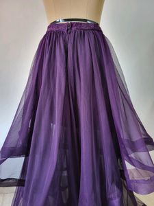 Purple Tulle Skirt