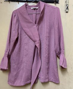 Light Magenta Full Sleeves Pretty Top