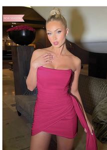 Elegant Strapless Party Dress