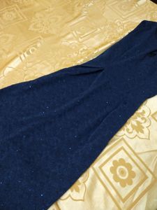 Dark Blue Party Wear Gown