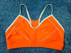 Nike Orange-Blue Sports Bra