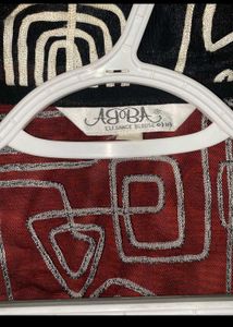 Abstract Patterned Sheer Jacket