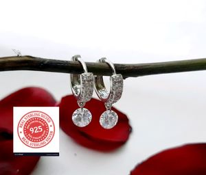 925 Silver Cz Hoops