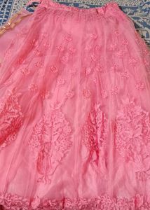 Elegant Pink Lehenga Set