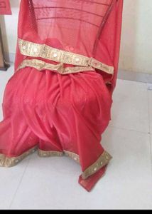 Elegant Red Saree