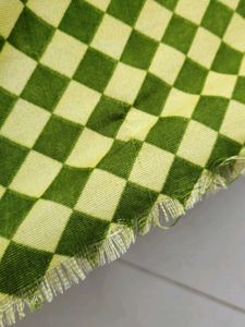 Green Floral Double Bedsheet