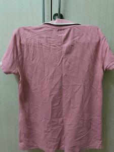 Black And Pink  Polo T-Shirt
