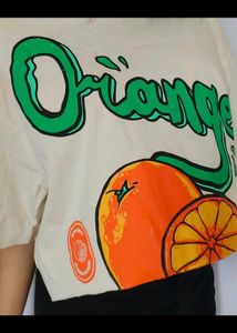 Orange Graphic Tee