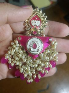 Pink Heavy Earring