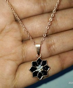 Black &amp; Gold Necklace,New Necklace,Stylish Necklac