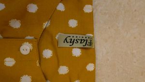 Yellow Polka Dot Crop Top