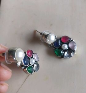 Pearl Gemstone Earrings