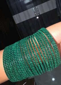 Green Bangles 2&#34;6 inch