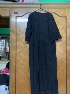 Black Hakoba Medi Dress