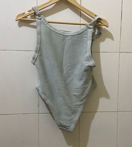 Ribbed One Piece Bodysuit